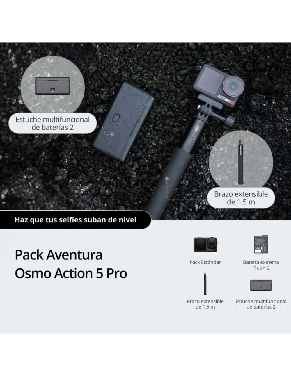 Pack Aventura Osmo Action 5 Pro